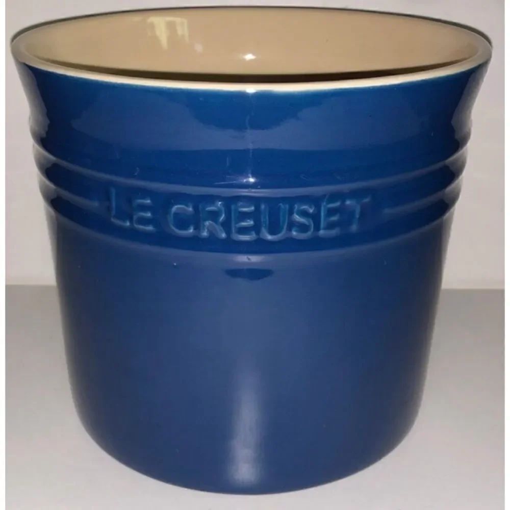 Le Creuset 2.75-qt. Stoneware Utensil Crock in Blue / New No Box
